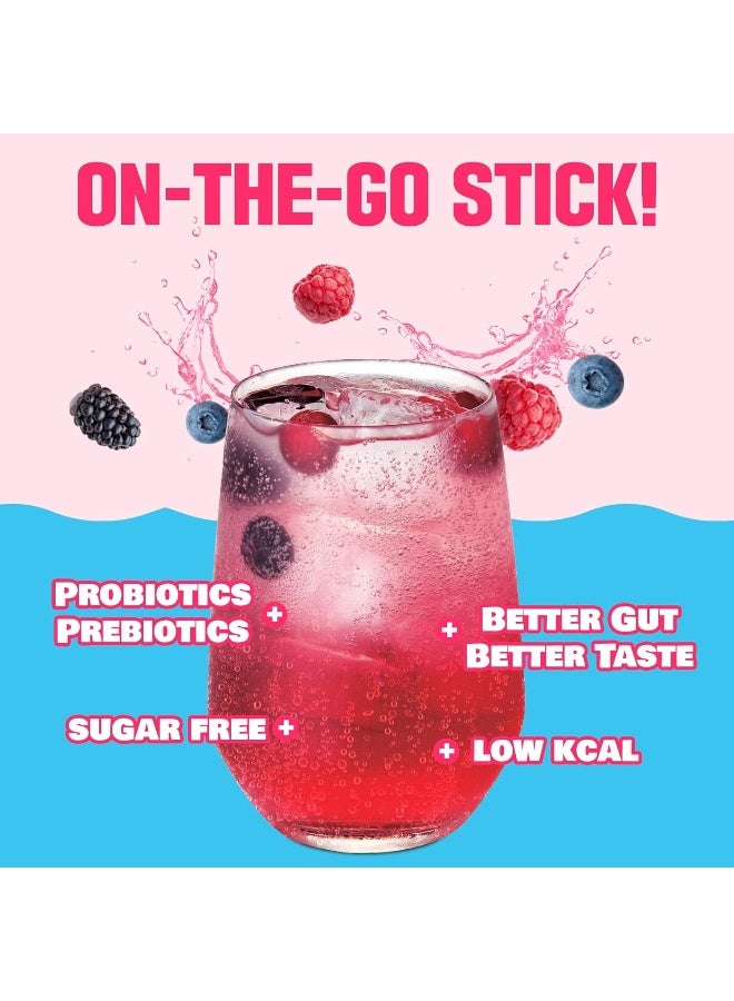 Teazen Kombucha Berry Probiotics - 10 Sticks - Image 4